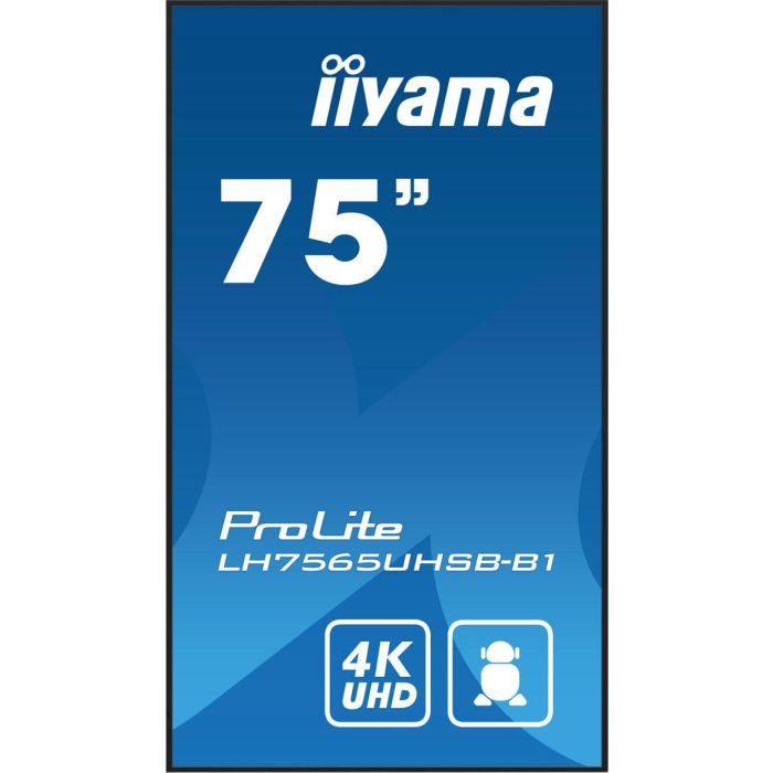 iiyama 75" 3840x2160, UHD IPS panel 1 iiyama 75" 3840x2160, UHD IPS panel 1