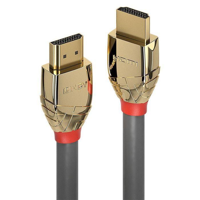 Lindy 2m High Speed HDMI Cable, Gold Line Lindy 2m High Speed HDMI Cable, Gold Line