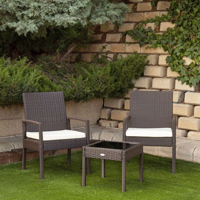 Conjunto de 2 sillones (54,5x56x79 cm) y mesita (43,5 x 39 cm) aktive 3 Conjunto de 2 sillones (54,5x56x79 cm) y mesita (43,5 x 39 cm) aktive 3