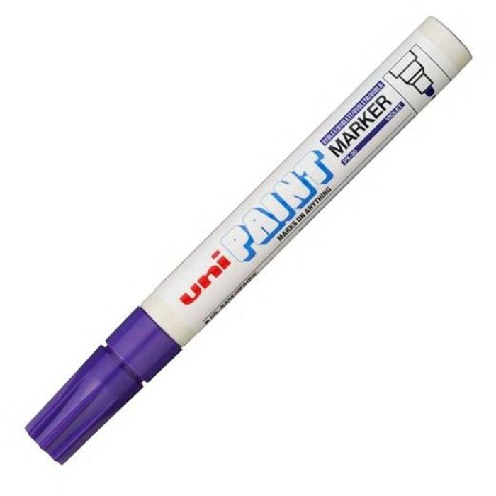 Rotulador permanente Uni-Ball PX-20 Violeta (12 Unidades) 1