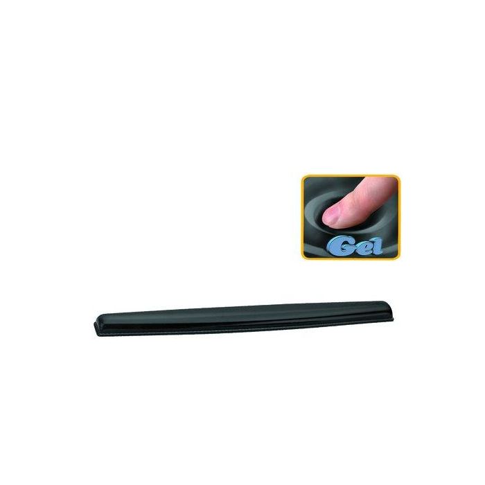 Fellowes Reposamuñecas Para Teclado Gel Negro - Base Antideslizante, Resistente a Manchas