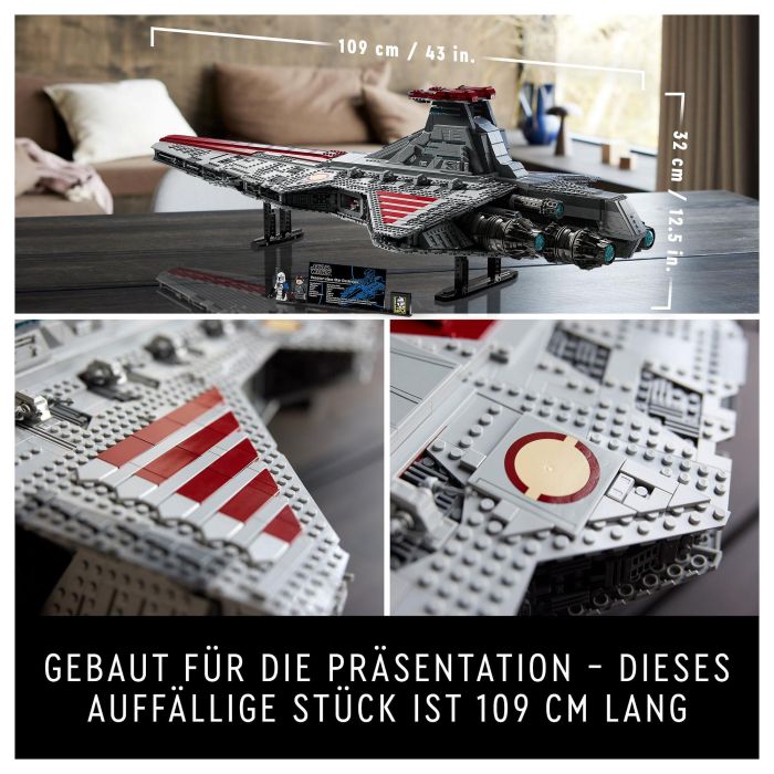 LEGO Star Wars Crucero de Ataque Clase Venator de la República 75367 - Juego de Construcción con 5374 Piezas 29