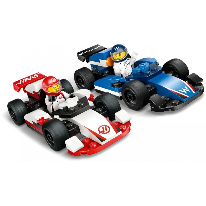 LEGO 60464 City Coches de Carreras F1 Williams Racing y Haas - Juguete para 4+ Años 3