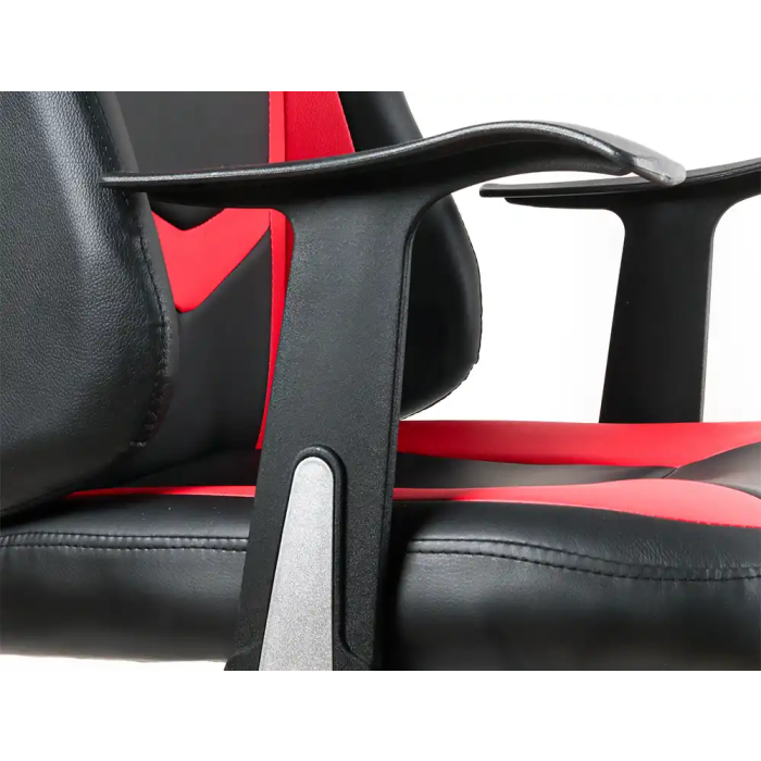 Q-connect Silla Gaming Orvieto Simil Piel Negro Rojo Alt Max 1200mm Ancho 650mm Profundo 650mm Ruedas Premium 8