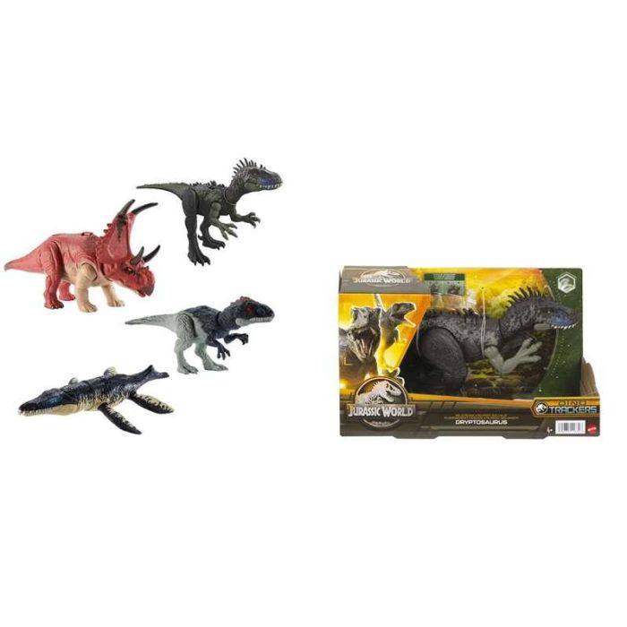 Figura dinosaurio jurassic world wild ruge y golpea. - modelos surtidos 7