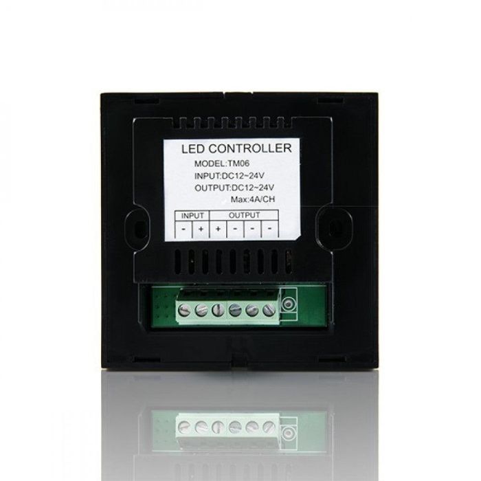 Dimmer Empotrable Táctil Tira LED Unicolor 12-24VDC ► 144/288W 2 Dimmer Empotrable Táctil Tira LED Unicolor 12-24VDC ► 144/288W 2