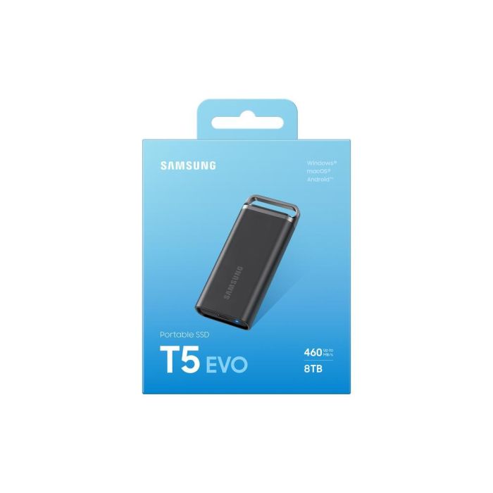 Disco Externo SSD Samsung Portable T5 EVO 8TB/ USB 3.2/ Negro 9 Disco Externo SSD Samsung Portable T5 EVO 8TB/ USB 3.2/ Negro 9