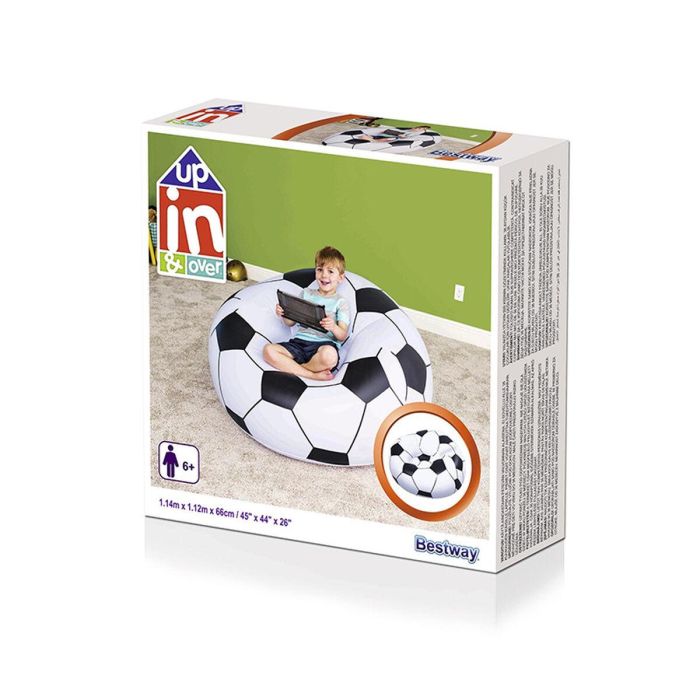 Bestway Sillon Gigante Futbol 114x112x66 cm +6 Años Interior y Jardin 75010 12 Bestway Sillon Gigante Futbol 114x112x66 cm +6 Años Interior y Jardin 75010 12