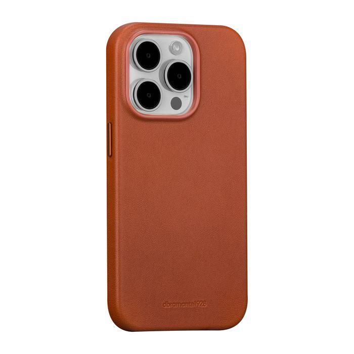 dbramante1928 Roskilde Funda MagSafe para iPhone 15 Pro, Piel plena flor, Color Tan, Protección elegante y sostenible 5