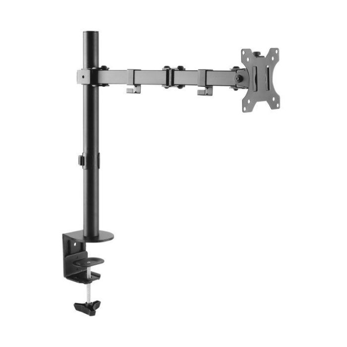 TooQ Soporte de Mesa Giratorio e Inclinable para Monitor/TV 13-32 Pulgadas, VESA 75x75-100x100 mm, Negro