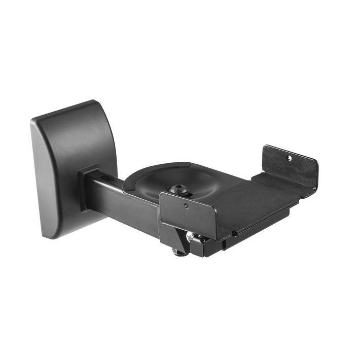 Vivolink Soporte de pared universal para altavoces con inclinación/giro, hasta 15kg, negro, 2 unidades 0 Vivolink Soporte de pared universal para altavoces con inclinación/giro, hasta 15kg, negro, 2 unidades 0