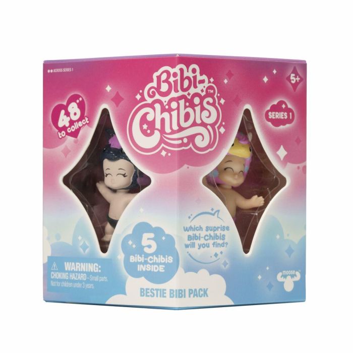 Bandai BAN3701405827793 Minifiguras de bebé coleccionables Pack de 5 Modelo aleatorio Figuras Chibi 9