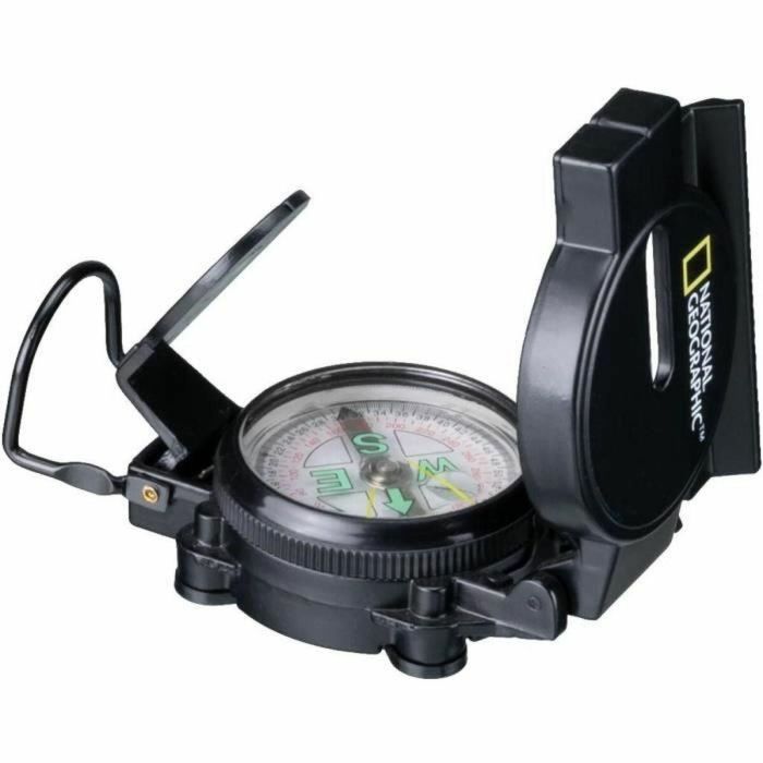 National Geographic NAT1693004984353 Kit de Descubrimiento al Aire Libre - Prismáticos 3x30, lupa 2x/5x, brújula 2