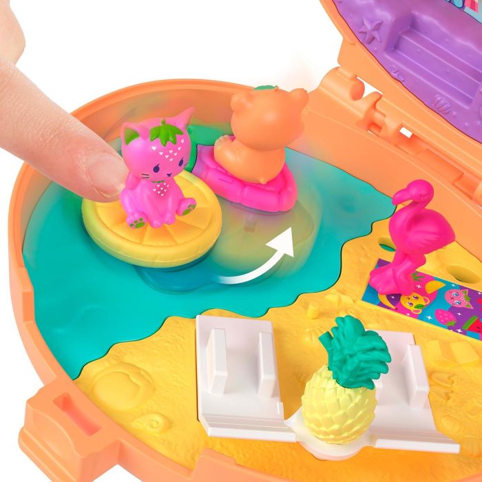 Mattel Cofre Osito De Peluche Polly Pocket Jkc79 Muñeca Accesorios 4