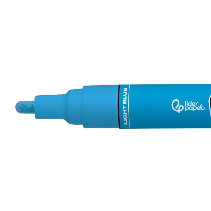 Rotulador Liderpapel Acrylic Base Agua Todo Tipo De Superficie Punta Redonda 3 mm Azul Claro 2 Rotulador Liderpapel Acrylic Base Agua Todo Tipo De Superficie Punta Redonda 3 mm Azul Claro 2