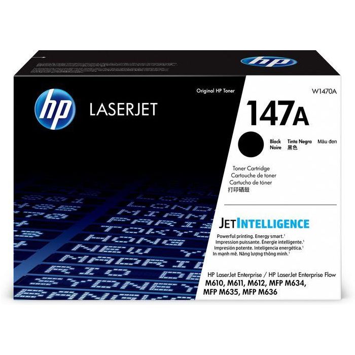 HP LaserJet M611,M612 Toner Negro 147A 0 HP LaserJet M611,M612 Toner Negro 147A 0