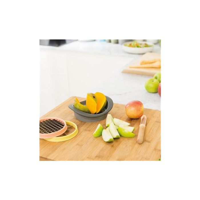 Berghoff 3950020 Set Cortador Frutas y Verduras Rápido, Seguro y Fácil con Cuchillas Intercambiables de Acero Inoxidable 3 Berghoff 3950020 Set Cortador Frutas y Verduras Rápido, Seguro y Fácil con Cuchillas Intercambiables de Acero Inoxidable 3