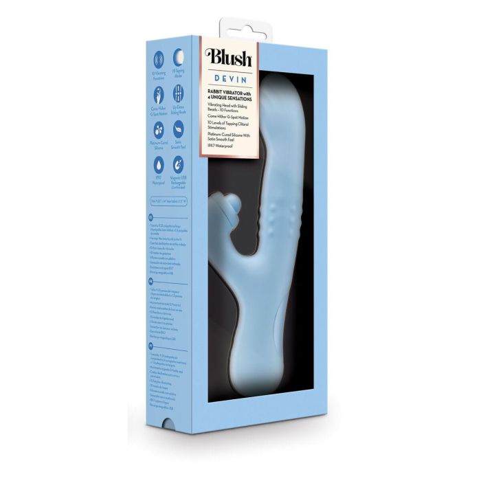 Vibrador Punto G Blush Azul 1 Vibrador Punto G Blush Azul 1