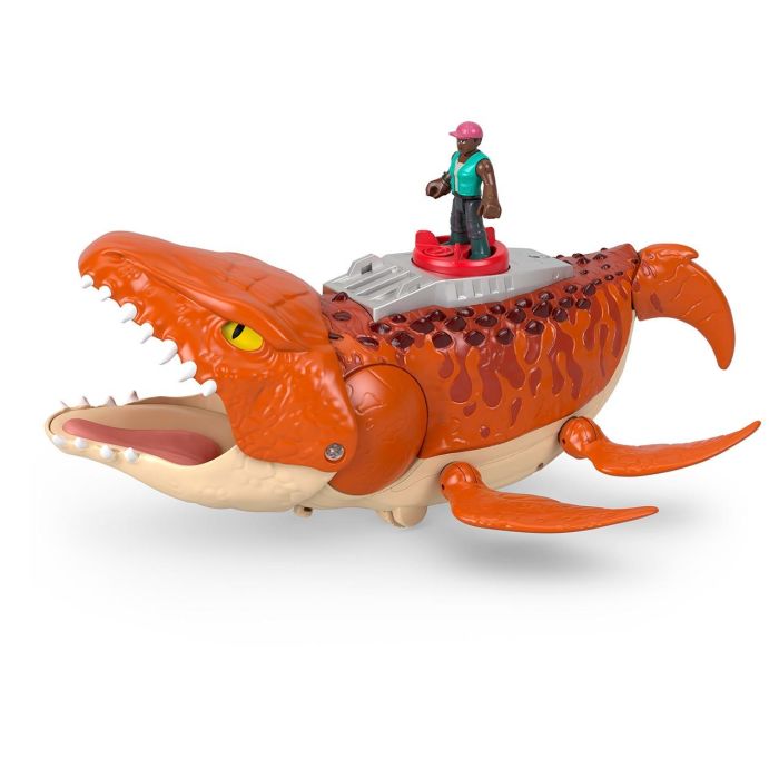 Imaginext Jfr23 Mosasaurus Jurassic World Persecución y Mordiscos, Sonido y Movimiento, 45cm, Figura, Lancha Lanzador +3 años 2 Imaginext Jfr23 Mosasaurus Jurassic World Persecución y Mordiscos, Sonido y Movimiento, 45cm, Figura, Lancha Lanzador +3 años 2