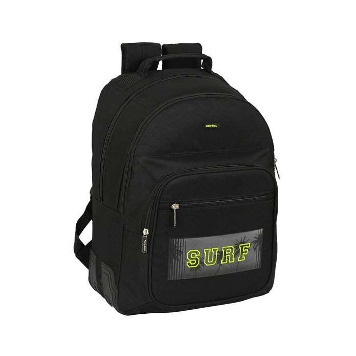 Mochila Escolar Safta Surf Negro 32 x 42 x 15 cm Mochila Escolar Safta Surf Negro 32 x 42 x 15 cm