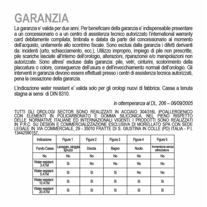 Reloj Hombre Sector R3251543001 (Ø 44 mm) 2