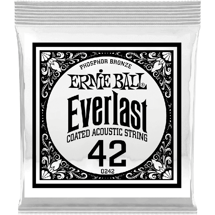 Ernie Ball Cuerda Acústica Everlast Coated Phosphor/Bronze .042