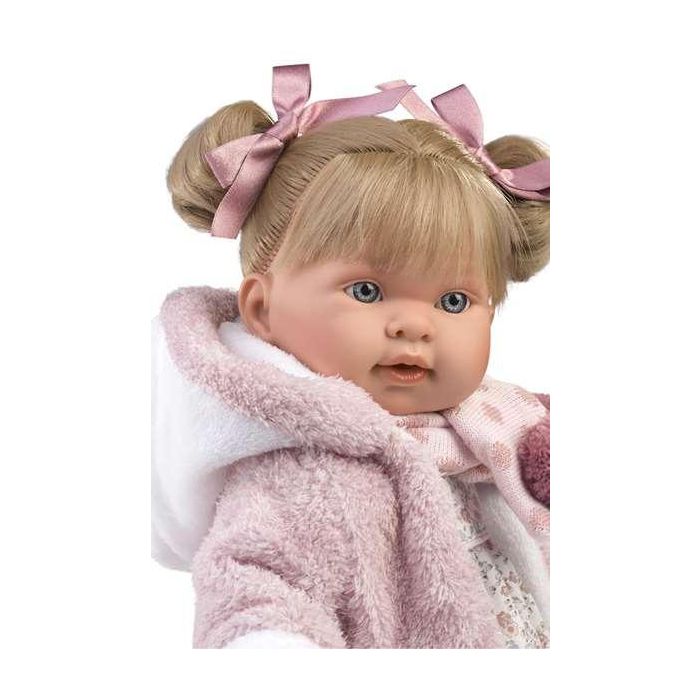Llorens Muñeca Alexandra Llorona 42 cm Cuerpo de Tela Incluye Chupete