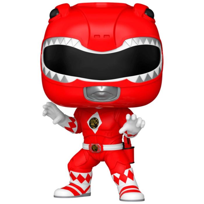 Funko Figura POP Mighty Morphin Power Rangers Red Ranger de Vinilo 9cm