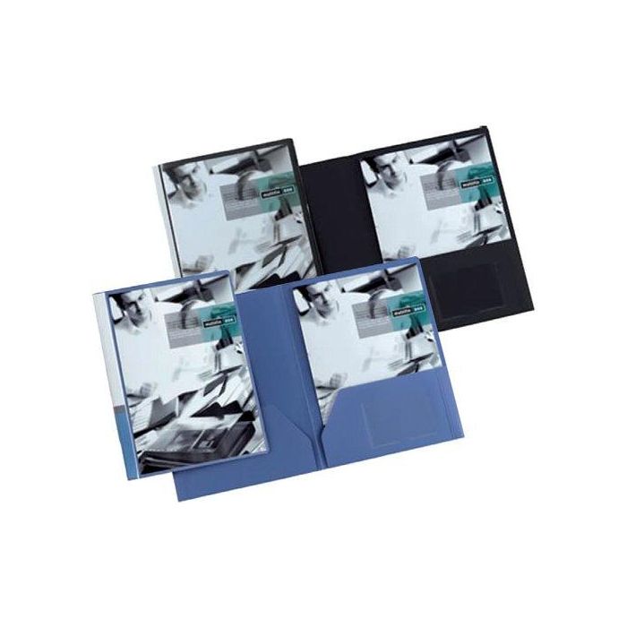 Dosier Con Doble Bolsa Multifin Dos D074 Canguro Negro