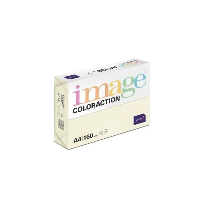 Image Papel Reprográfico Coloraction Din A4 160 gr Paquete 250H Crema Image Papel Reprográfico Coloraction Din A4 160 gr Paquete 250H Crema