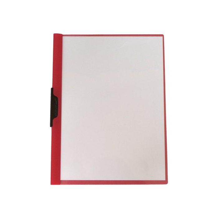 Dosier Clip Databank Pp A4 Pinza Metal 30H Rojo (Set de 12)