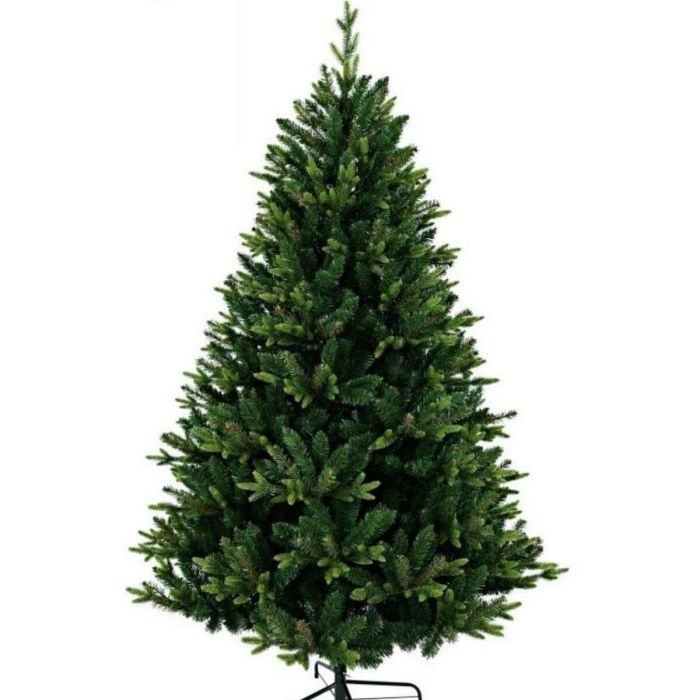DKD Home Decor Árbol de Navidad Tradicional Verde con Luz Cálida y 2291 Ramas de PVC, Alto 240 cm, Diámetro 150 cm 1