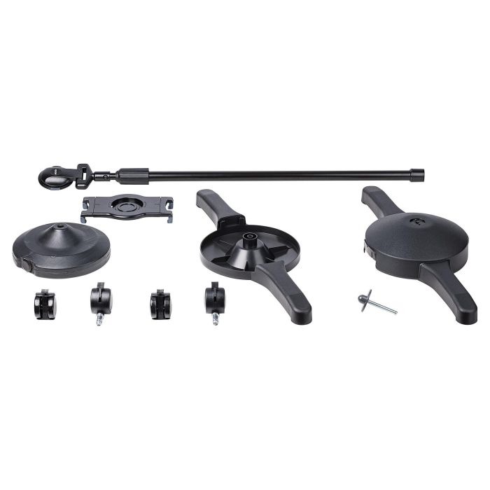 StarTech Carro/Soporte Móvil con Ruedas para Tablet, Altura Ajustable, Base con Ruedas Bloqueables para Tablets de 7 a 11 Pulgadas, Negro - 0.9 kg 4