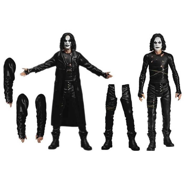 Mezco Toyz Blister 2 figuras articuladas El Cuervo 10cm con accesorios