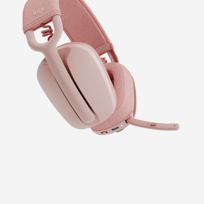 Logitech Zone Vibe 100 Auriculares Diadema Inalámbricos Bluetooth 5.2 Rosa para Llamadas/Música, Micrófono con Cancelación de Ruido, 185g 4 Logitech Zone Vibe 100 Auriculares Diadema Inalámbricos Bluetooth 5.2 Rosa para Llamadas/Música, Micrófono con Cancelación de Ruido, 185g 4