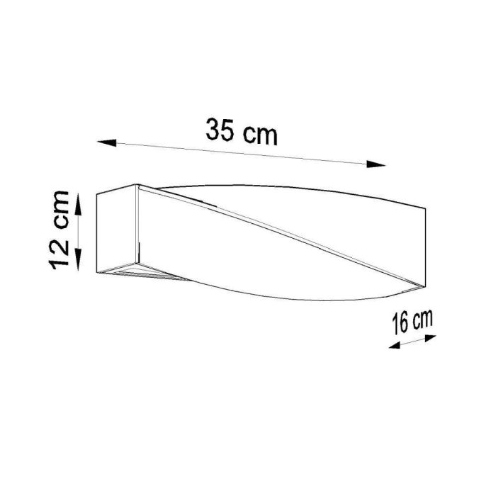 Sigma SOL-SL.0229 Aplique de Pared Rectangular Ondulado con Luz Bidireccional – Diseño Universal 3 Sigma SOL-SL.0229 Aplique de Pared Rectangular Ondulado con Luz Bidireccional – Diseño Universal 3