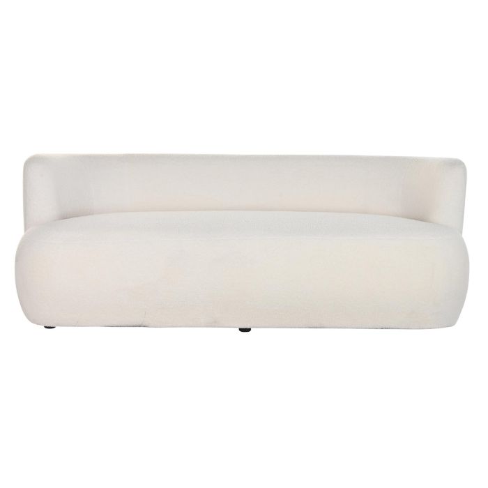 DKD Home Decor Sofá Moderno Poliéster Blanco 193x80x73 cm Altura Asiento 50 cm 0 DKD Home Decor Sofá Moderno Poliéster Blanco 193x80x73 cm Altura Asiento 50 cm 0