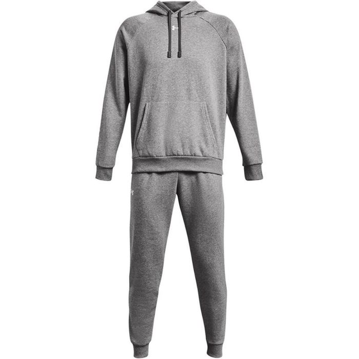 Chándal para Adultos Under Armour Rivale Fleece Gris Hombre 0 Chándal para Adultos Under Armour Rivale Fleece Gris Hombre 0