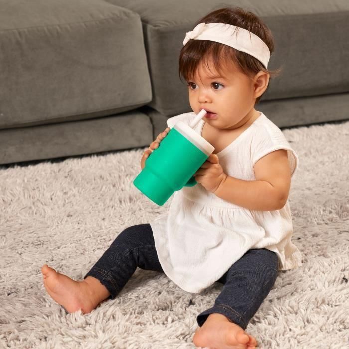 Mi primera taza - INFANTINO - Silicona - Verde abeto 2 Mi primera taza - INFANTINO - Silicona - Verde abeto 2