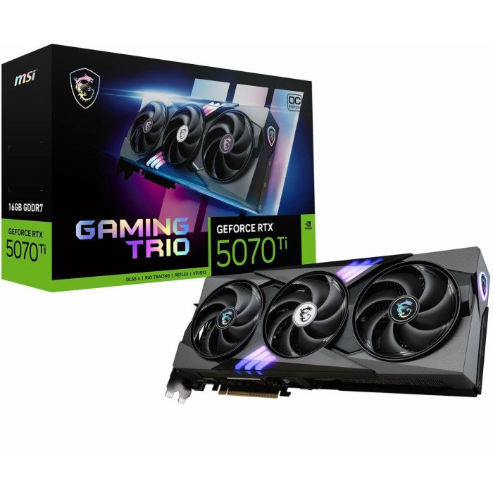 Tarjeta Gráfica MSI 912-V531-286 nvidia geforce rtx 5070 ti 16 GB GDDR6X GDDR7 8 Tarjeta Gráfica MSI 912-V531-286 nvidia geforce rtx 5070 ti 16 GB GDDR6X GDDR7 8