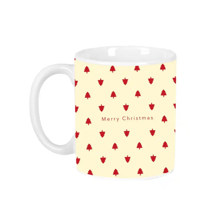 Safta Taza Grande Arbolitos Merry Xmas 8x9,5x8cm 1