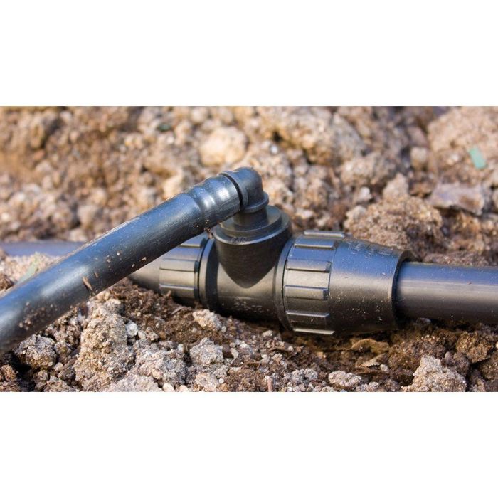 Aqua Control Codo Mixto para Tubo Ø16 mm a Rosca Macho ½ Pulg, Polipropileno Negro, 4 Unidades Aqua Control Codo Mixto para Tubo Ø16 mm a Rosca Macho ½ Pulg, Polipropileno Negro, 4 Unidades