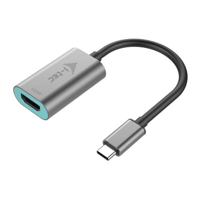 Adaptador USB C a HDMI i-Tec C31METALHDMI60HZ Gris 0 Adaptador USB C a HDMI i-Tec C31METALHDMI60HZ Gris 0