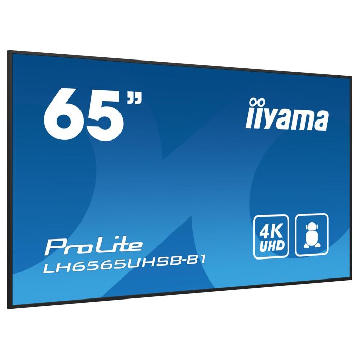 iiyama LH6565UHSB-B1 Monitor 65" 4K UHD IPS 3840x2160 LED 60Hz 8ms 24/7 Wifi Speakers Negro 10