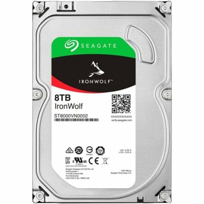 Disco Duro Seagate IronWolf 3,5" 8 TB 4