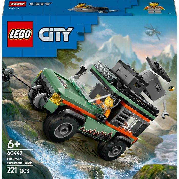 LEGO 60447 City Todoterreno 4x4 de Montaña con Cabrestante y Minifigura, Juego de Construcción +6 Años 0 LEGO 60447 City Todoterreno 4x4 de Montaña con Cabrestante y Minifigura, Juego de Construcción +6 Años 0
