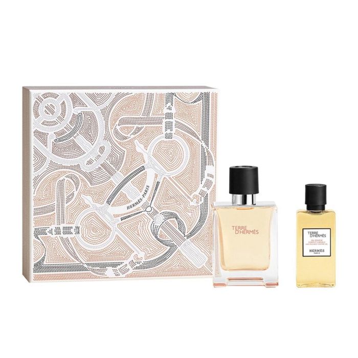 Hermès Terre dhermes eau de toilette pour homme 50 ml vaporizador + gel de baño 40 ml