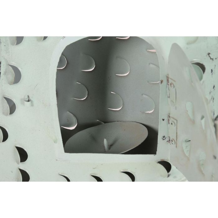 DKD Home Decor 2c24 Decoración de Pared Pez Portavela Metal Azul Celeste 80 x 60 x 12 cm 5