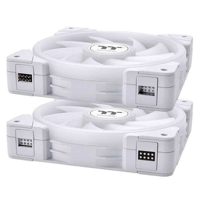 Thermaltake THE1696926276682 SWAFAN EX12 ARGB Sync - Ventilador de 120 mm para Carcasa PC (Blanco) 1 Thermaltake THE1696926276682 SWAFAN EX12 ARGB Sync - Ventilador de 120 mm para Carcasa PC (Blanco) 1
