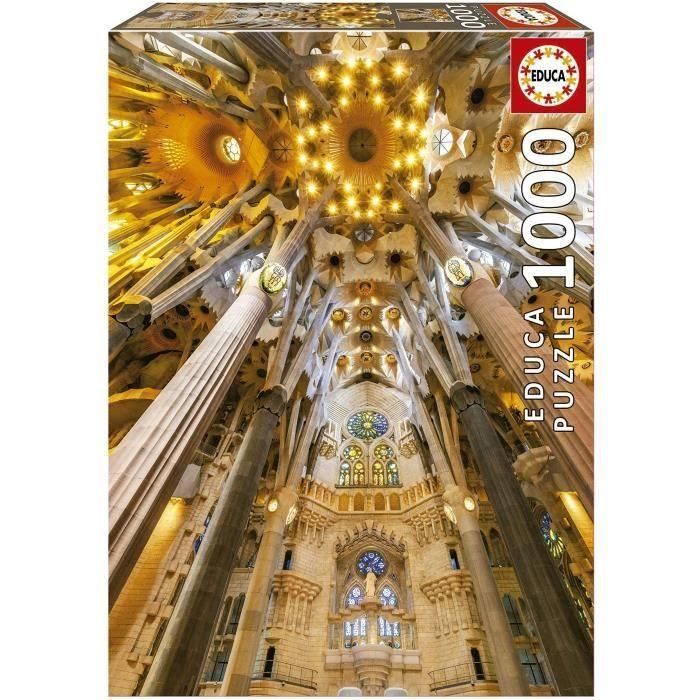 Interior de la Sagrada Familia - Rompecabezas de 1000 piezas